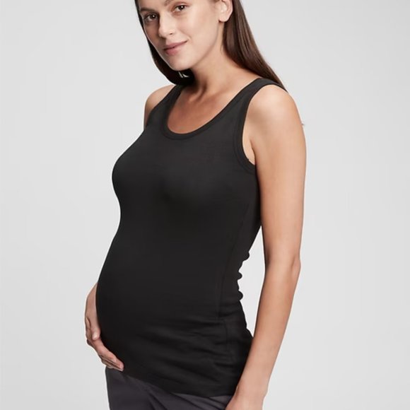 EUC Gap Maternity Modern Tank Top - white - Picture 2 of 5